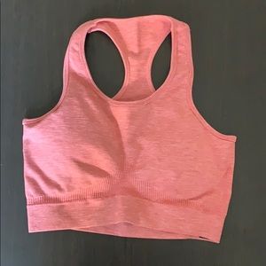 Alphalete Aero Bra Rose Pink Small